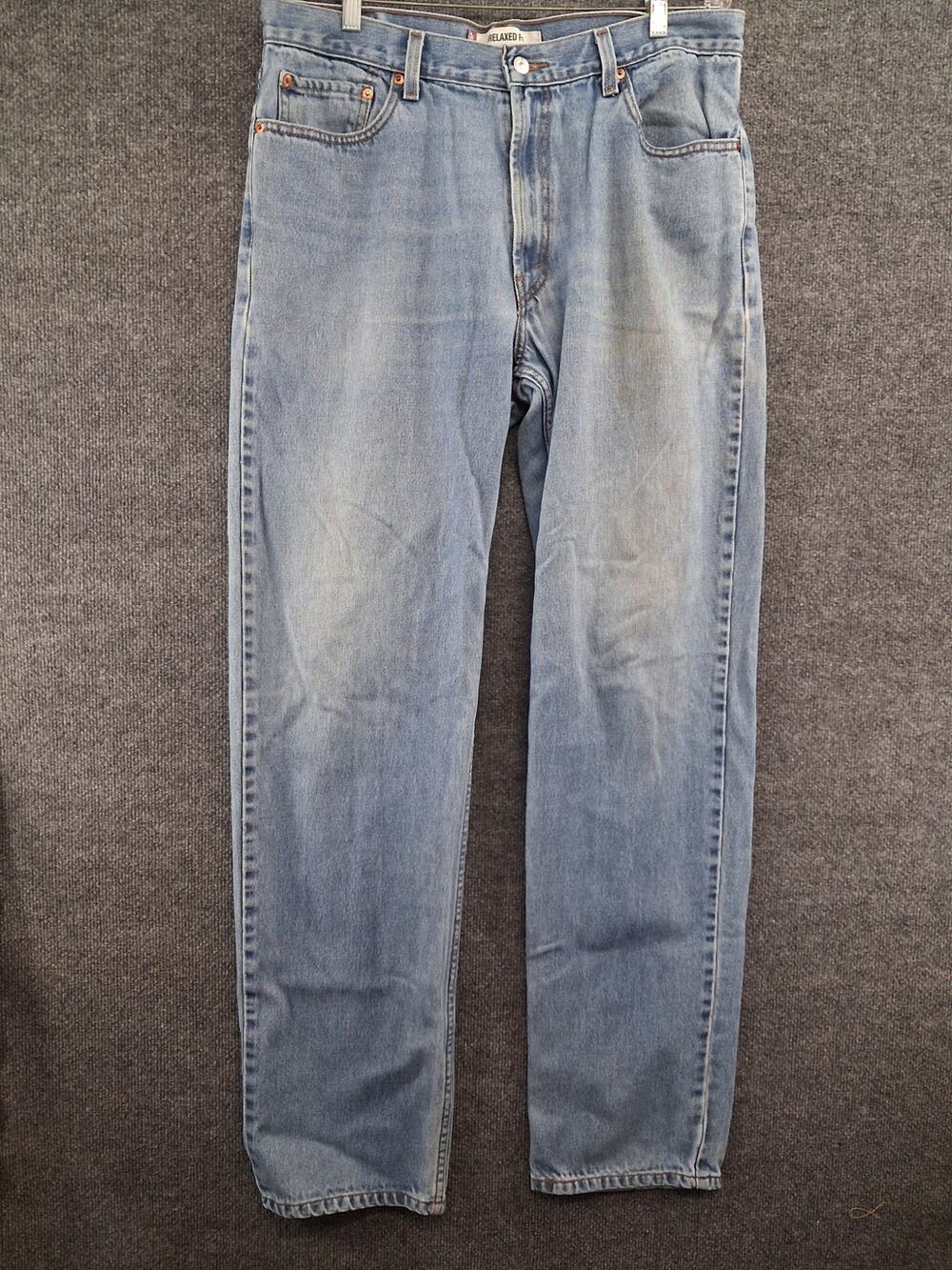 Levis 550 Jeans Mens 36x36 Relaxed Fit Denim Blue